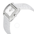 Tissot T-Wave White Dial Silver Leather Ladies Watch T0233091603102 T023.309.16.031.02