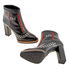 Tod's Ladies High Heels in Black/Red/White XXW02A0S150GOC9999