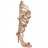 Giuseppe Zanotti Ladies Pink Sandal Knee Gladiator Sandals LJE703/001