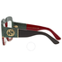 Gucci Gucci Green Gradient Square Ladies Sunglasses GG0484S 003 54 GG0484S 003 54