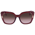 Ferragamo Brown Gradient Cat Eye Ladies Sunglasses SF889S 210 52