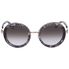 Ferragamo Grey Shaded Round Ladies Sunglasses SF164 S 042