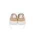 Tod's Womens Leather Sneakers with Metal Effect Trim in Dark Nude/ Gold XXW0XK0Q1106HH0BW9