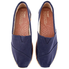 Toms Ladies Slip On Navy Stripe University Classic Alpargata Flat 10005419