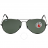 Ray Ban Aviator Classic Polarized Green Classic G-15 Sunglasses RB3025 004/58 62