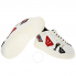 Emporio Armani Men's White Deer Cartoon Space Sneakers X4X159-XL627-000