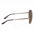 Salvatore Ferragamo Brown Aviator Sunglasses SF131S 211 60