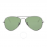 Ray Ban Ray-Ban Aviator 58mm Classic Sunglasses - Gunmetal With Green G-15 RB3025 W0879 58-14