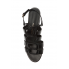 Salvatore Ferragamo Black Lace-Up Heels 01P699 713277
