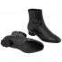 Salvatore Ferragamo Ladies Black Flower Heel Boots 01N311 693095