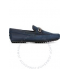 Tod's Men's Dark Bluette Leather Moccasins XXM0LR0N655FL1U616