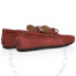 Tod's Men's Red Nubuck Leather Moccasins XXM0LR00051RE09992