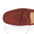 Tod's Men's Red Nubuck Leather Moccasins XXM0LR00051RE09992