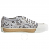 Tod's Womens Canvas Sneakers in Medium Cement/White XXW26A0T640GPQ714I