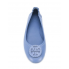 Tory Burch Ladies Minnie Logo Ballet Flats in Blue 73389-400