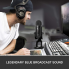 Blue Yeti USB Mic for Recording & Streaming on PC and Mac, 3 Condenser Capsules, 4 Pickup Patterns, Headphone Output and Volume Control, Mic Gain Control, Adjustable Stand, Plug & Play – Blackout