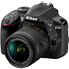 Nikon D3400 24.2 MP DSLR Camera + AF-P DX 18-55mm VR NIKKOR Lens Kit + Accessory Bundle 64GB SDXC Memory + SLR Photo Bag + Wide Angle Lens + 2x Telephoto Lens + Flash + Remote + Tripod+Filters (Black)