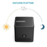 Loa Anker Ultra Portable Pocket Size Wireless Bluetooth Speaker with 12 Hour Playtime, NFC Compatibility, Ultra Compact Ring Box Size (Black) - A7910