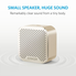 Loa Anker SoundCore nano, Super-Portable Bluetooth Speaker, Wireless Speaker with Big Sound and Hands-Free Calling, works - Gold