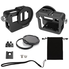 Luxebell C400 Aluminium Alloy Skeleton Thick Solid Protective Case Shell with 52mm Uv Filter for Gopro Hero 5 Camera - Wide Angle Mode Have No Vignetting