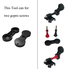 Black Pro Basic Common Outdoor Sports Kit for GoPro Hero 5 / Session 5/4/3/2/1 (13 Items)