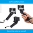 Stabilizing Hand Grip for GoPro Hero with Dual Mount, Tripod Adapter and Universal Phone Holder - Record Videos with 2 Different Camera Angles Simultaneously, Steady Shot Photography, Selfies