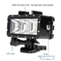 SHOOT Waterproof Diving Light High Power Dimmable LED Light Underwater Light for Gopro Hero 5/5S/4/4S/3+/3/2/SJCAM SJ4000/SJ5000/Xiaomi Yi with 1200mAh Built-in Rechargeable Battery Charging