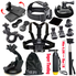 Black Pro Basic Common Outdoor Sports Kit for GoPro Hero 5 / Session 5/4/3/2/1 (13 Items)