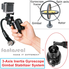 Fantaseal 3-Axis Inertia Gyro Stabilizer w/ GoPro Remote Control Holder Clip for GoPro Grip Handle GoPro Stabilizer GoPro Gimbal for GoPro Hero 4 / Session / 3+/3-Black