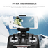 DBPOWER MJX X400W FPV Drone with Wifi Camera Live Video Headless Mode 2.4GHz 4 Chanel 6 Axis Gyro RTF RC Quadcopter, Compatible with 3D VR Headset