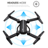 TOZO Q1012 X8tw Drone RC Quadcopter Altitude Hold Headless RTF 3D 360 Degree FPV VIDEO WIFI 720P HD Camera 6 axis 4CH 2.4Ghz Height Hold Easy Fly Steady for learning, Black