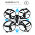 TOZO Q2020 Drone RC Quadcopter Altitude Hold Headless RTF 3D 360 Degree Flips & Rolls 6-Axis Gyro 4CH 2.4Ghz Remote Control Helicopter Height Hold Steady Super Easy Fly for Training. Black