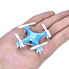 Yipa 3D Flip Mini RC Drone with LED Flash Light 29mm 2.4G 4CH 6 Axis Gyro CX-10 UFO Quadcopter Blue