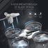 REALACC H36 Mini Quadcopter Drone 2.4G 4CH 6 Axis Headless Mode Remote Control UFO Nano Quadcopter RC Toy RTF Mode 2 (Grey)