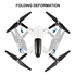 Dazhong Foldable Quadcopter Drone with WIFI Control Video 2.0MP HD Camera 2.4G 4CH 6-Axis Gyro