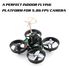 MysteryStone H36 Mini Quadcopter Drone RTF 2.4G 4CH 6 Axis Eversion with Headless Mode One Key Return, Remote Control UFO Nano Quadcopter with Four Extra Batteries and 5 in 1 Charger (Grey and Black)