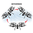 Dazhong Foldable Quadcopter Drone with WIFI Control Video 2.0MP HD Camera 2.4G 4CH 6-Axis Gyro
