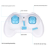 Yipa 3D Flip Mini RC Drone with LED Flash Light 29mm 2.4G 4CH 6 Axis Gyro CX-10 UFO Quadcopter Blue