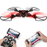 DoDoeleph Syma X56W RC Drone Foldable Quadcopter With HD Wifi Camera and Live Video 4 Channel Headless Mode Altitude Hold One Key Take off Landing UAV Black