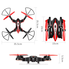 DoDoeleph Syma X56W RC Drone Foldable Quadcopter With HD Wifi Camera and Live Video 4 Channel Headless Mode Altitude Hold One Key Take off Landing UAV Black