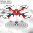 Holy Stone HS200 FPV RC Drone with HD Wifi Camera Live Feed 2.4GHz 4CH 6-Axis Gyro Quadcopter with Altitude Hold, Gravity Sensor and Headless Mode RTF Helicopter, Color Red