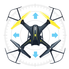 HASAKEE H3 FPV RC Drone with HD Live Video Wifi Camera and Headless Mode 2.4GHz 6-Axis Gyro Quadcopter with Altitude Hold,FPV Phone Control and Gravity Sensor RTF Function,BONUS BATTERY