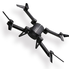 QQPOW X8 UAV Fold Remote Control / Cell Phone Control Folding Quadcopter Equipped with HD Camera Support HD Video 6-Axis Gyroscope Auto Height Hold, Headless Mode Quad Rotor Helicopter (Black)