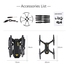 Koeoep RC Quadcopter Drone with 720P HD Camera, Air Pressure Altitude Hold & Rolls Headless Gravity Sensor Helicopter