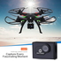 1080P Camera Drone,Holy Stone HS300 RC Quadcopter with 120° Wide-angle HD Camera 6-Axis gyro 2.4 GHz with Altitude hold, One Key Return and Headless Mode Function RTF Includes Bonus Battery