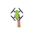 DJI Spark Mini Quadcopter Drone Fly More Combo with Free 16GB Micro SD Card, Meadow Green