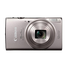 Canon PowerShot ELPH 360 HS 20.2 MP Digital Camera (Silver) + Sony 32GB Memory Card + Focus Rechargeable Replacement Lithium Ion Battery + Travel Quick Charger + Focus Medium Point & Shoot Camera Accessory Bundle
