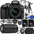Nikon D3400 DSLR Camera (Black Bundle with AF-P DX 18-55mm f/3.5-5.6G VR Lens, Nikon AF-P DX NIKKOR 70-300mm f/4.5-6.3G ED Lens, Carrying Case and Accessory Kit (31 Items)