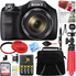 Sony Cyber-shot DSC-H300 Black Digital Camera + 32GB Memory Card, Battery & Accessory Bundle