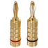 AmazonBasics Banana Plugs - Closed Screw Type, 12 pairs